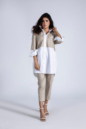 Paper Cotton Outfit With Pant