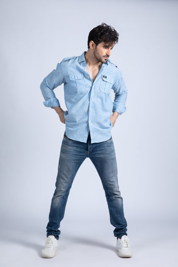 Linen Chambray Shirt