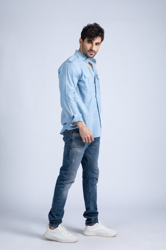 Linen Chambray Shirt