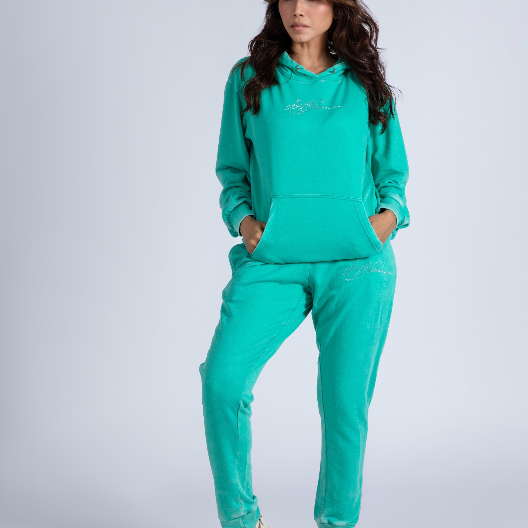 Light Fleece Hoody With Pant Set