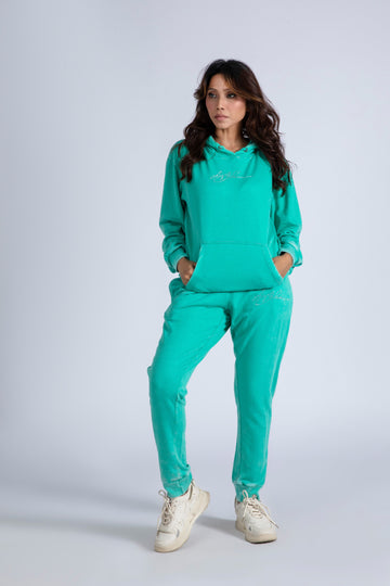 Light Fleece Hoody With Pant Set