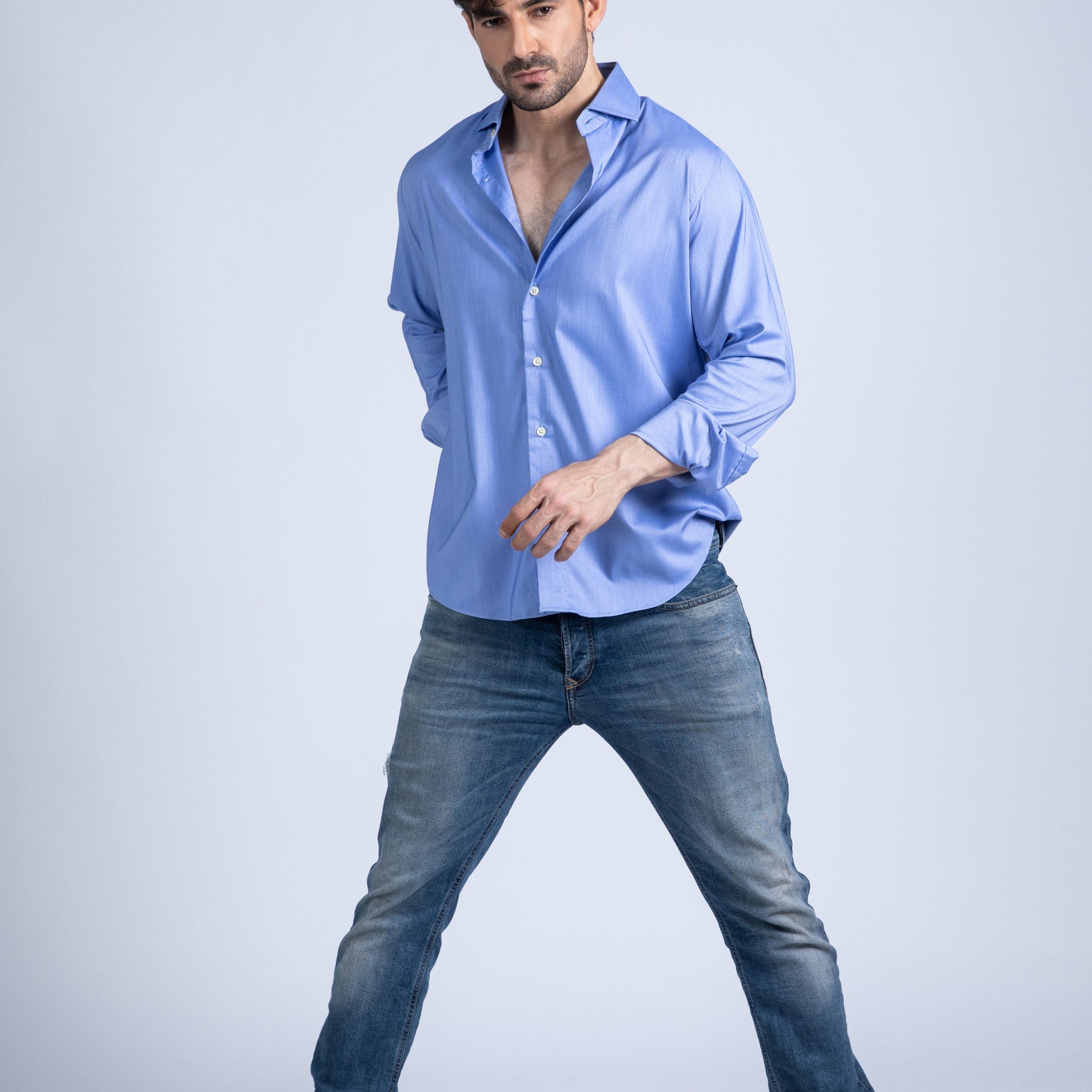 Stretch Chambray Shirt