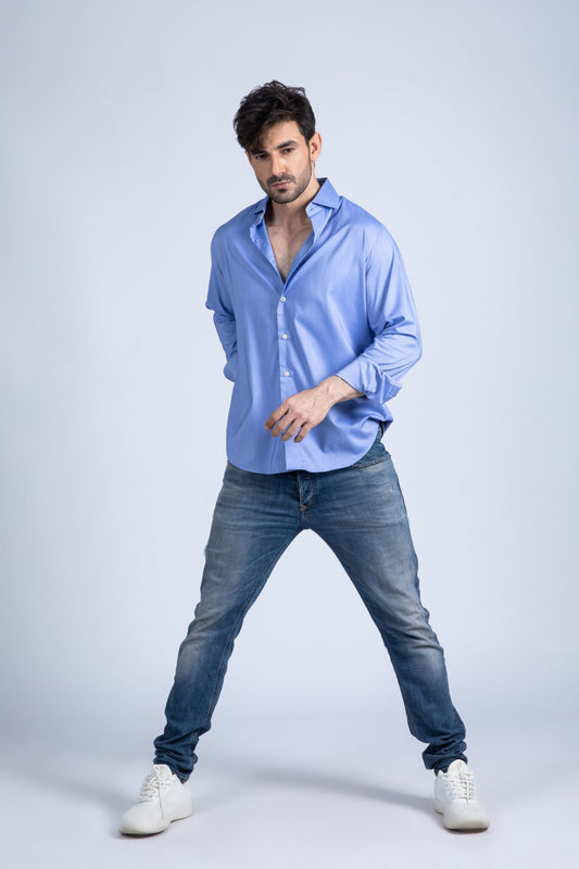 Stretch Chambray Shirt