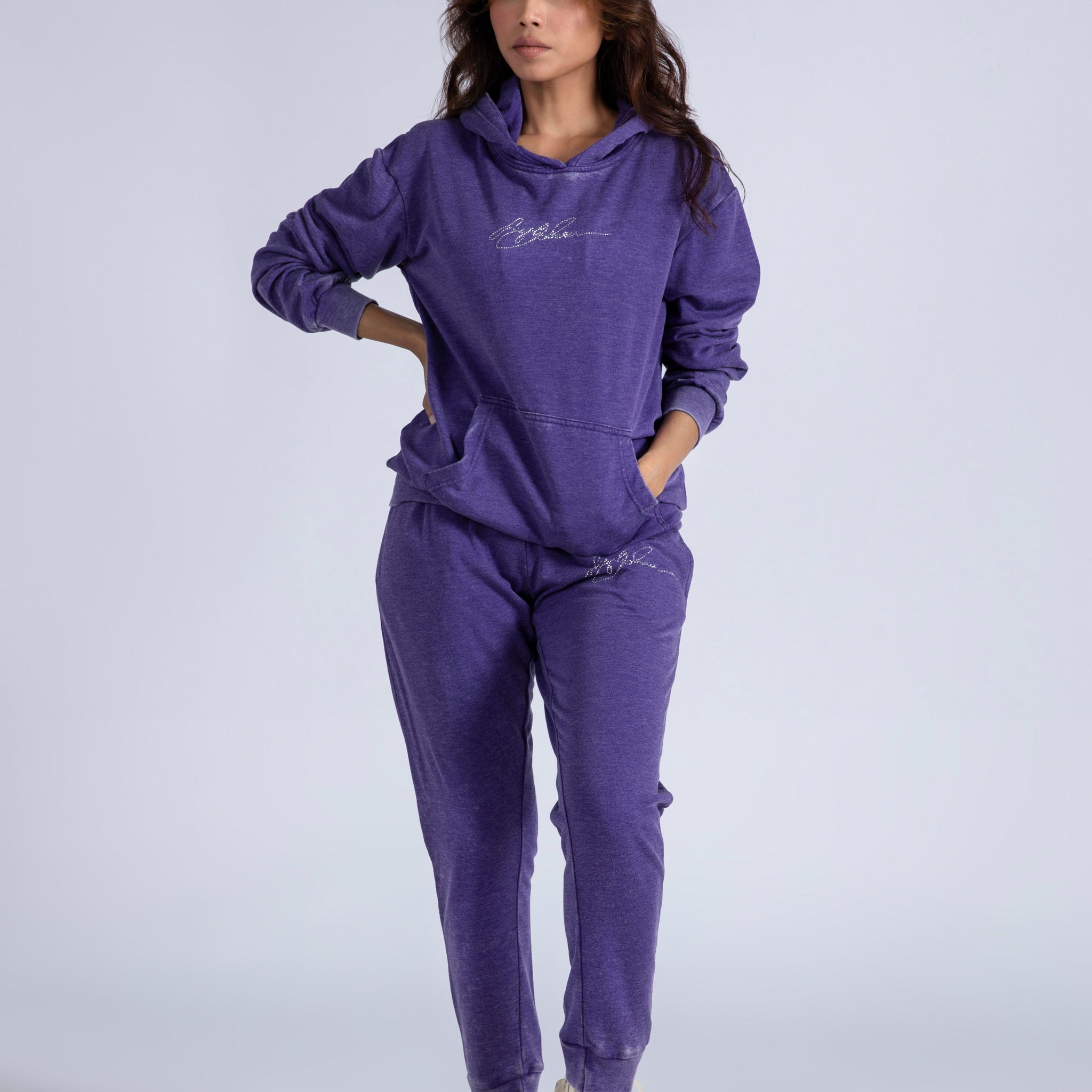 Light Fleece Hoody With Pant Set