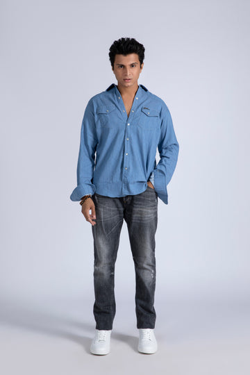 Slub Denim Shirt