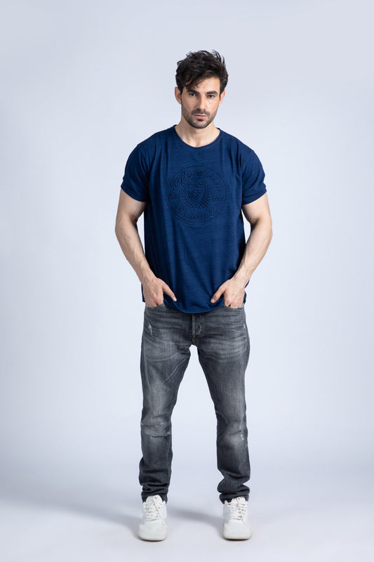 Short Sleeve Denim Tee