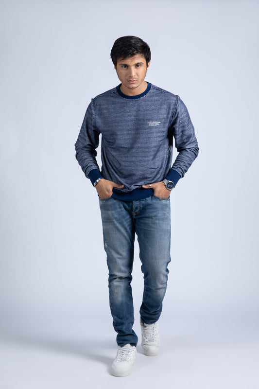 Herringbone Pullover Crew