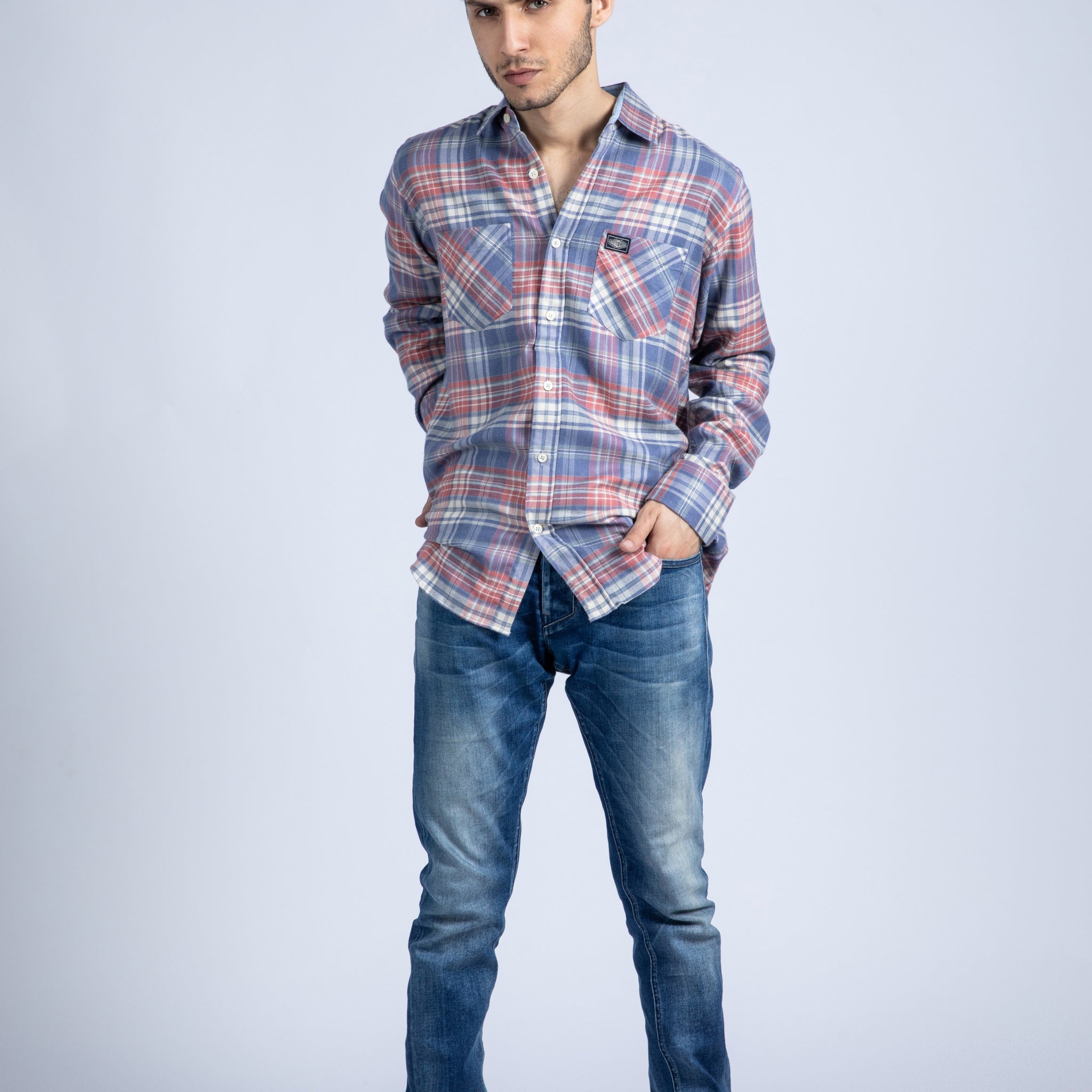 Y/D flannel shirt